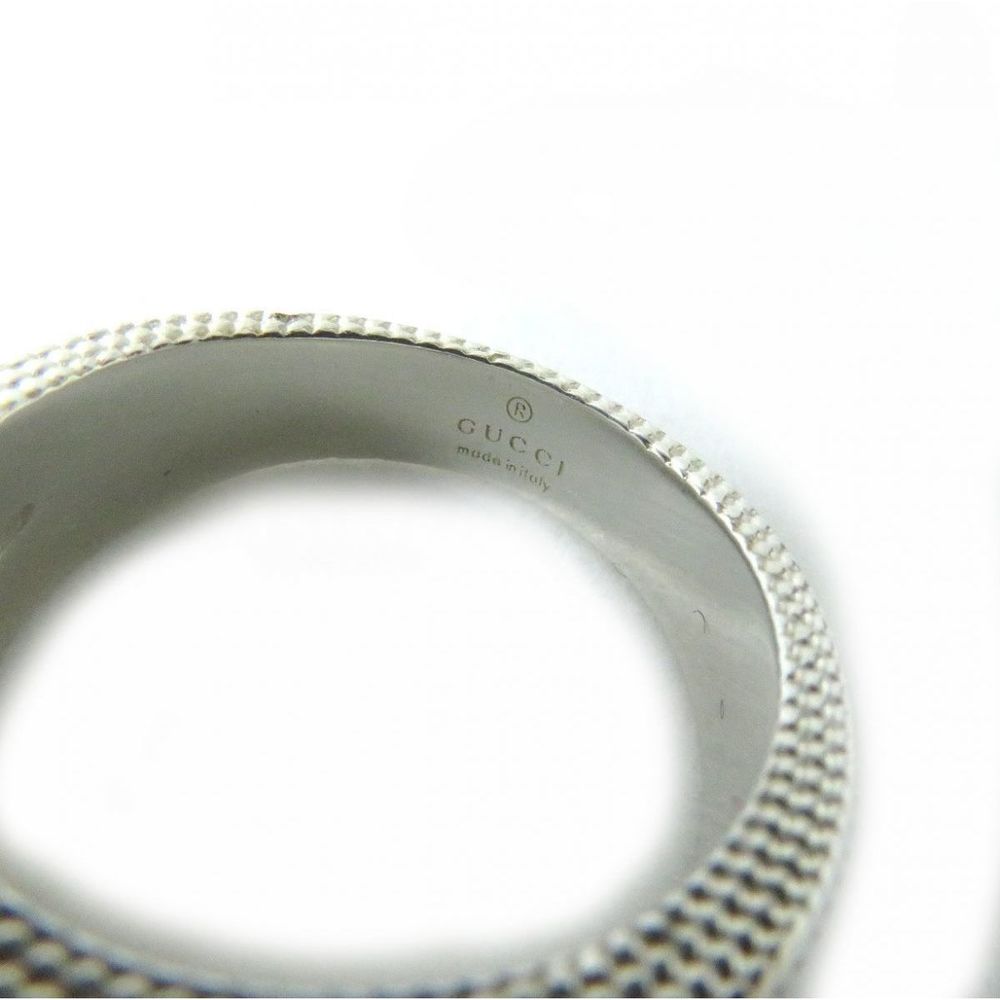 Gucci Gucci AG925 Silver Ring Interlocking G Metal Ring 479228 - Picture 8 of 10